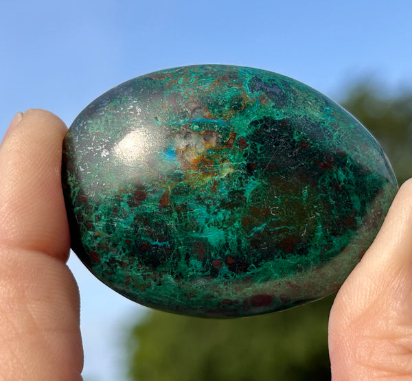 Chrysocolla Palm Stone