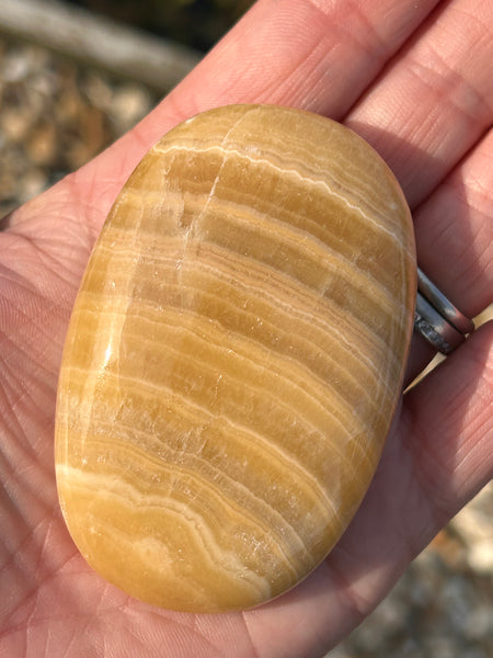 Calcite Palm Stone