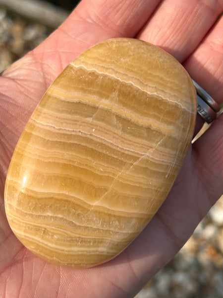 Calcite Palm Stone