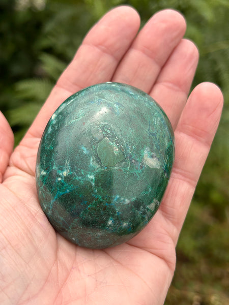 Chrysocolla Palm Stone
