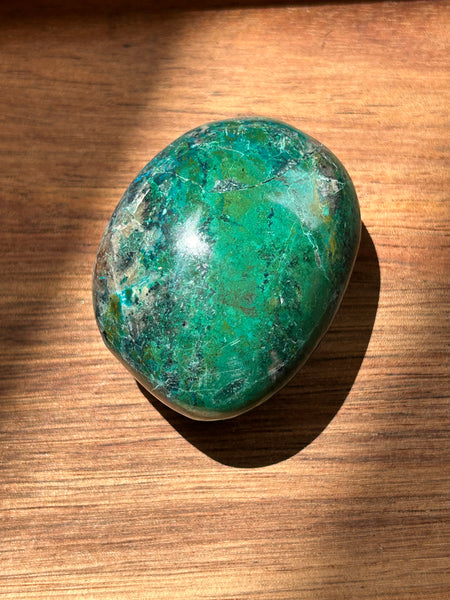 Chrysocolla Palm Stone