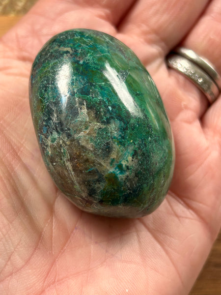 Chrysocolla Palm Stone