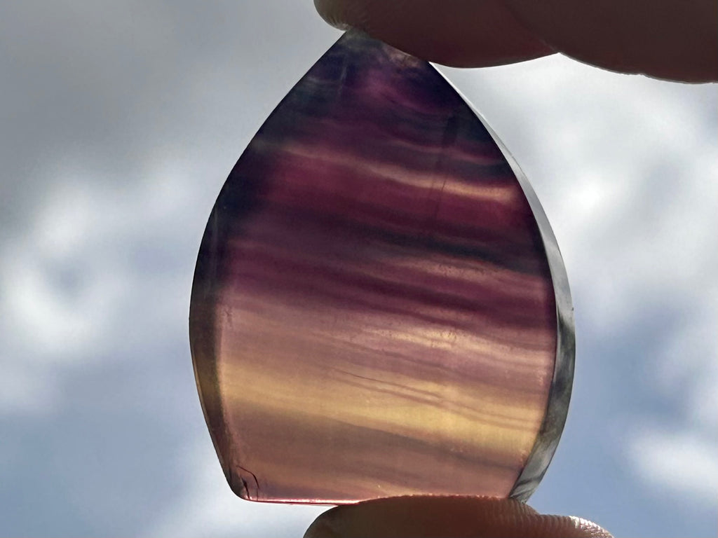 Purple Fluorite Crystal Arch