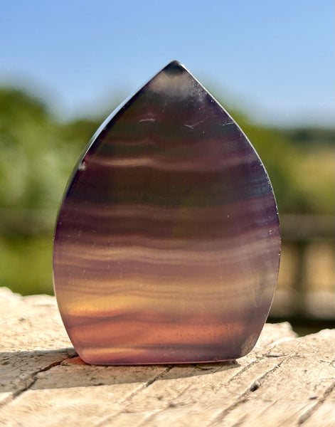 Purple Fluorite Crystal Arch