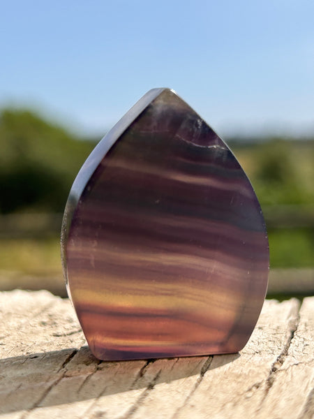 Purple Fluorite Crystal Arch