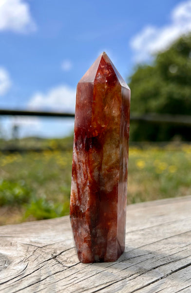 Fire Quartz point