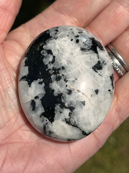 Moonstone palm Stone