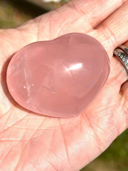 Rose Quartz Heart