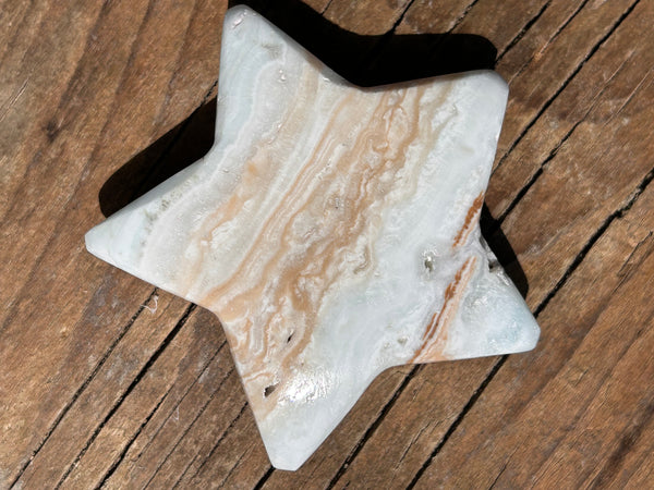 Caribbean Calcite Star Palm Crystal