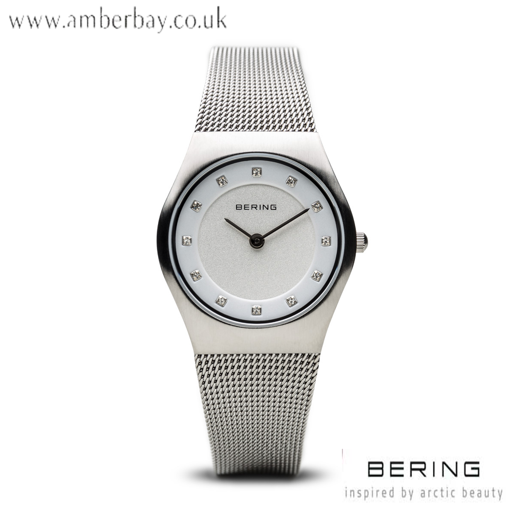 Bering Ladies Stainless Steel and Swarovski Watch 11927-000