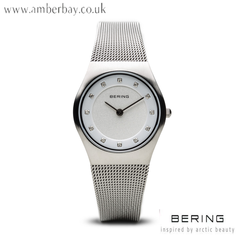 Bering Ladies Stainless Steel and Swarovski Watch 11927-000