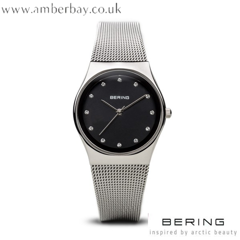 Bering Ladies Stainless Steel and Swarovski Watch 12927-002