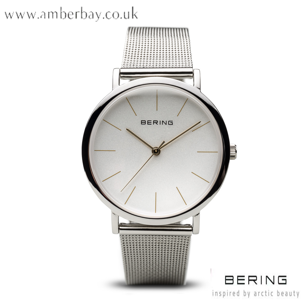 Bering Ladies Stainless Steel Milanese Watch 13436-001