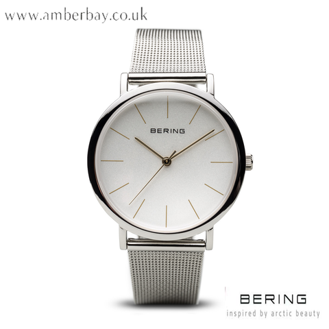 Bering Ladies Stainless Steel Milanese Watch 13436-001