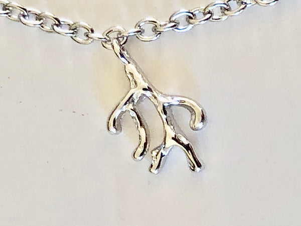 Sterling Silver Sea Theme Charm Anklet