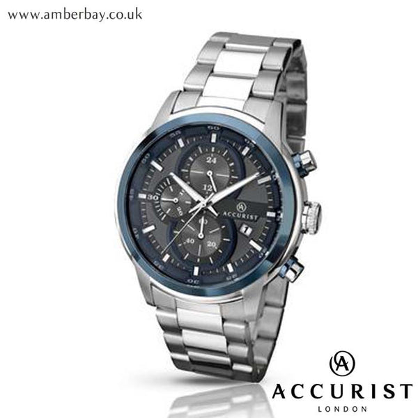 Mens accurist hotsell chronograph watch