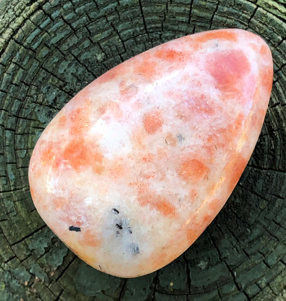 Sunstone Crystal Palm Stone