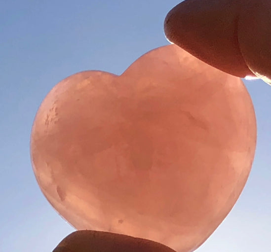 Rose Quartz Heart