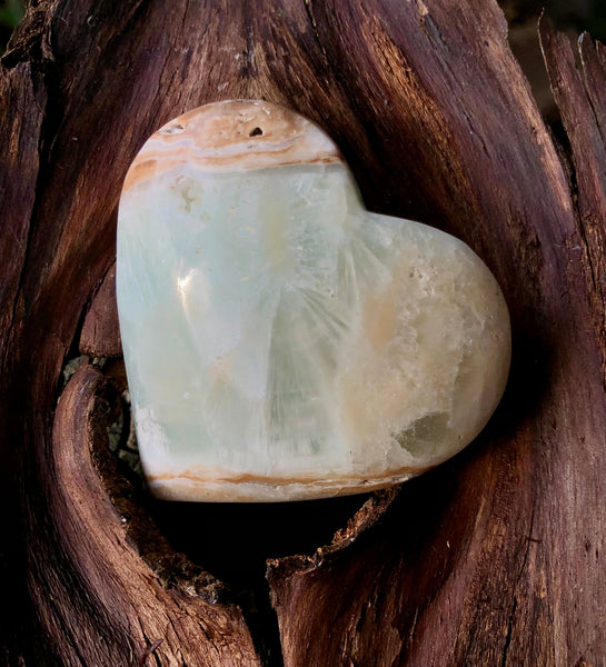 Caribbean Calcite Crystal Heart