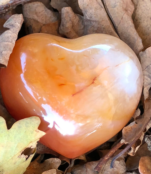 Carnelian (Cornelian) Heart