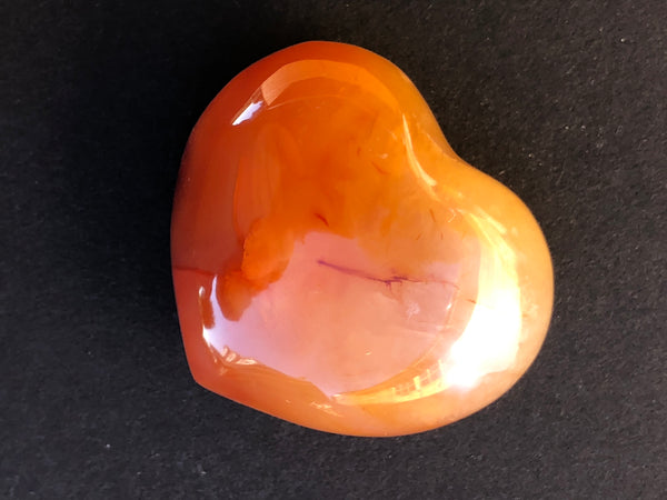 Carnelian (Cornelian) Heart