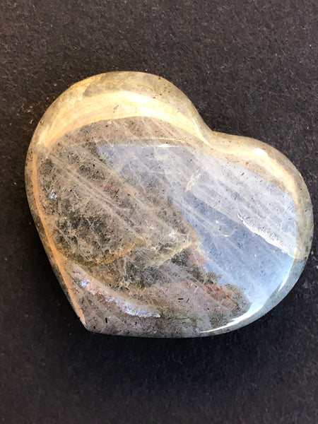 Labradorite Heart