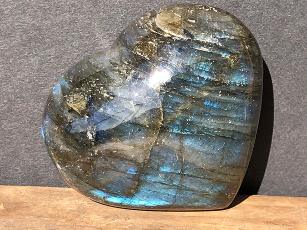 Labradorite Heart