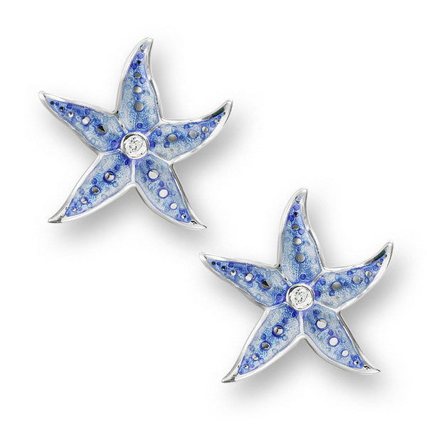 Nicole Barr Starfish Stud Earrings NE0275WA at Amber Bay
