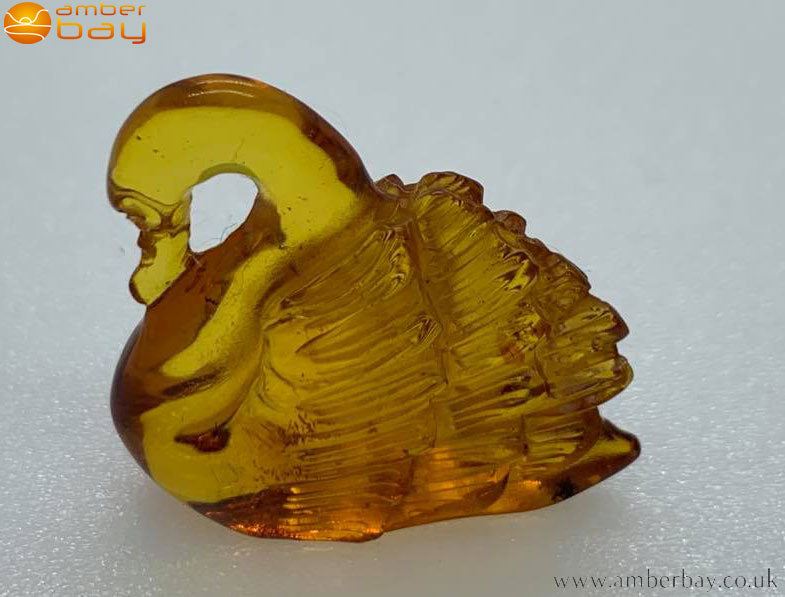 Amber Swan Carving