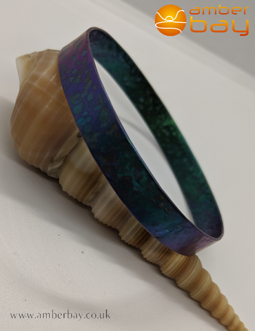 Coloured Titanium Bangle