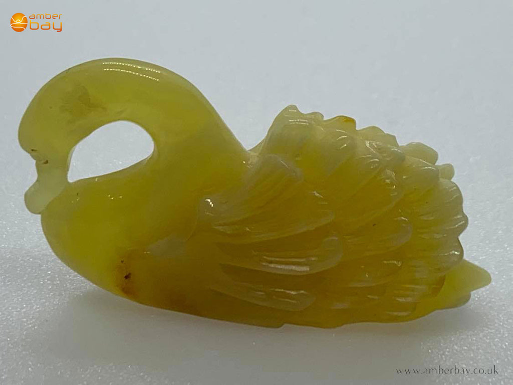 Amber Swan Carving