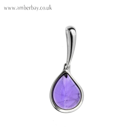 Sterling Silver and Amethyst Pendant