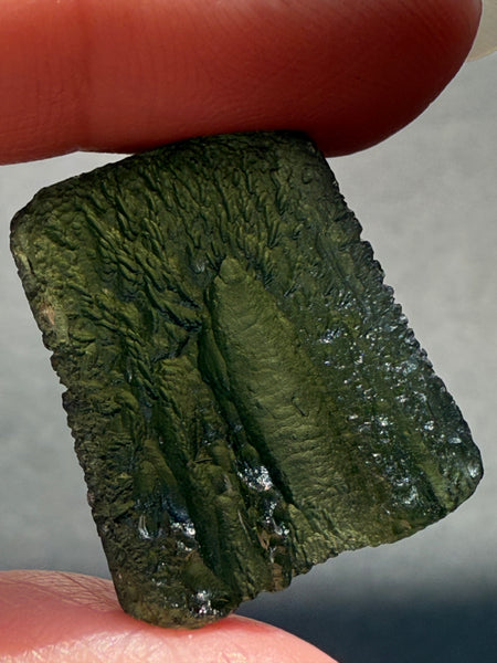 Genuine 5.57 gram Moldavite from Czech Republic
