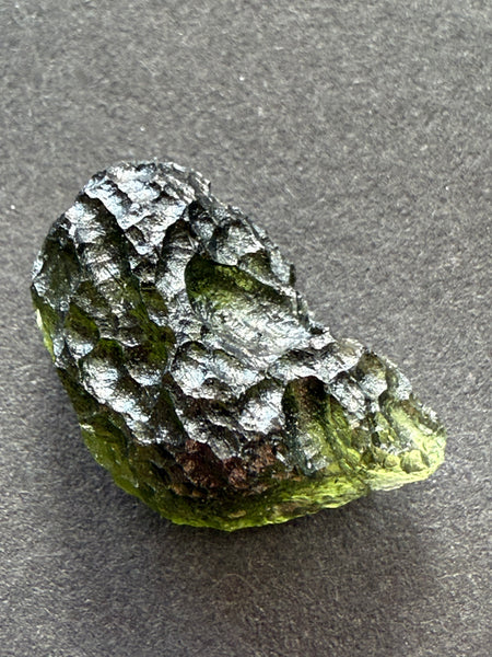Genuine, raw 3.09 grams piece of Moldavite from Czech Republik