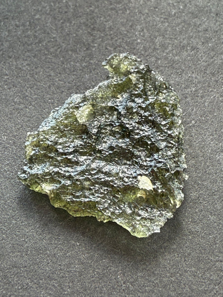 Genuine, raw 2.15 grams Chlum Moldavite from Czech Republic.