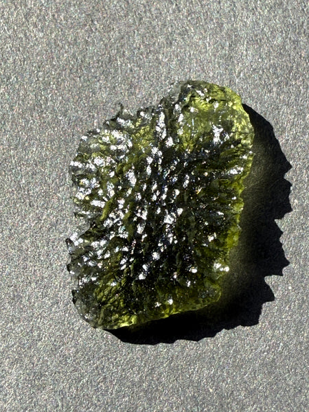 Genuine 2.45 grams Chlum Moldavite