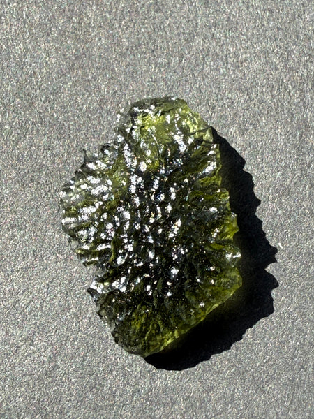 Genuine 2.45 grams Chlum Moldavite