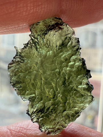 Genuine 2.45 grams Chlum Moldavite