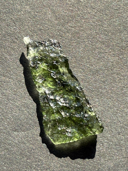 Genuine 2.10 grams Chlum Moldavite from Czech Republic