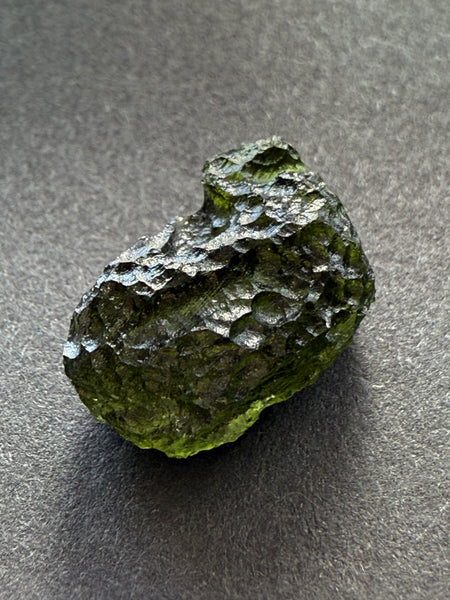 Genuine, raw 3.09 grams piece of Moldavite from Czech Republik