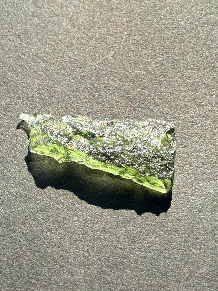 Genuine 2.10 grams Chlum Moldavite from Czech Republic