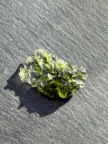 Genuine Nesmen Forest 1.43 grams Moldavite from Czech  Republic