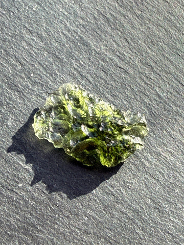 Genuine Nesmen Forest 1.43 grams Moldavite from Czech  Republic