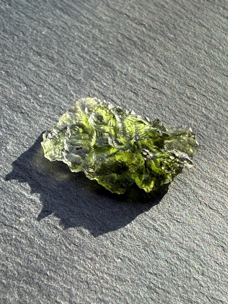 Genuine Nesmen Forest 1.43 grams Moldavite from Czech  Republic