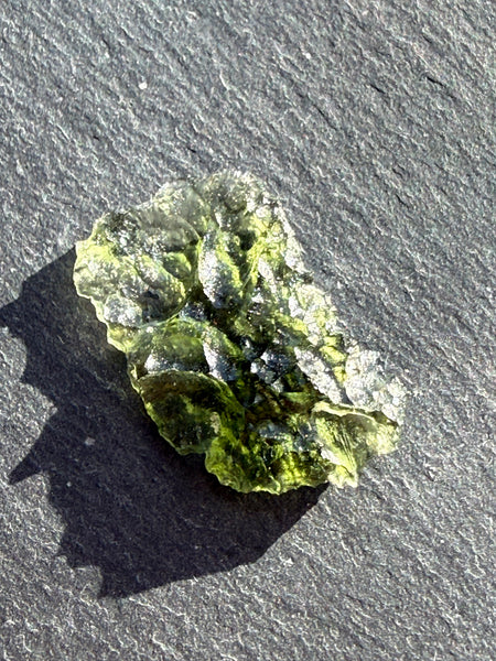 Genuine Nesmen Forest 1.43 grams Moldavite from Czech  Republic