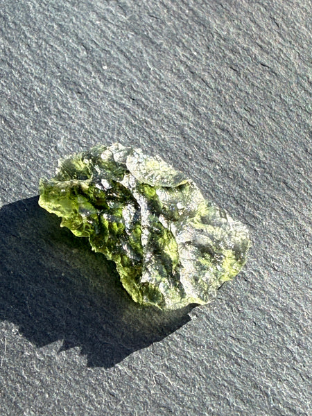 Genuine Nesmen Forest 1.43 grams Moldavite from Czech  Republic