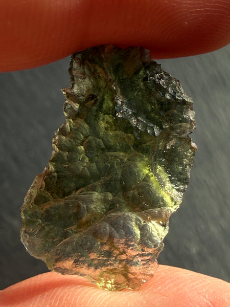 Genuine Nesmen Forest 1.43 grams Moldavite from Czech  Republic