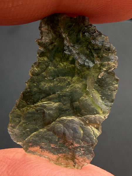 Genuine Nesmen Forest 1.43 grams Moldavite from Czech  Republic