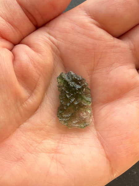 Genuine Nesmen Forest 1.43 grams Moldavite from Czech  Republic