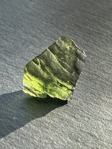 Genuine 1.40 gram Chlum Moldavite from Czech Republic